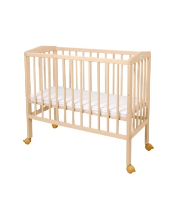 Bedside Crib 2in1 with mattress - Natural