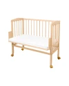 Bedside Crib 2in1 with mattress - Natural
