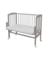 Bedside Crib 2in1 with mattress - Gray
