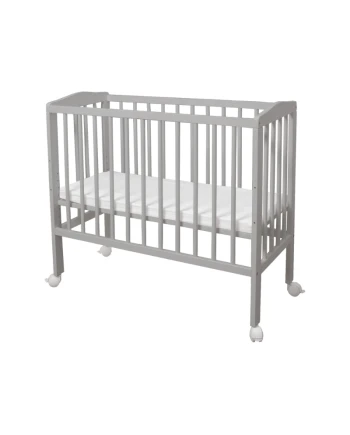 Bedside Crib 2in1 with mattress - Gray | Waldin