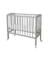 Bedside Crib 2in1 with mattress - Gray