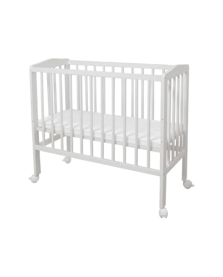 Bedside Crib 2in1 with mattress - White | Waldin