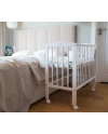 Bedside Crib 2in1 with mattress - White