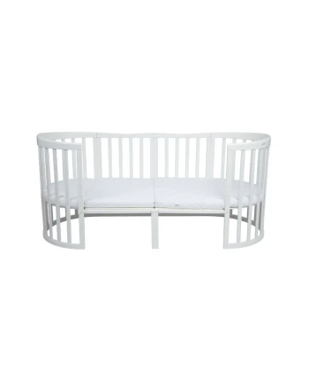 7in1 Crib Extension - White