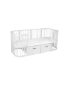 7in1 Crib Extension - White