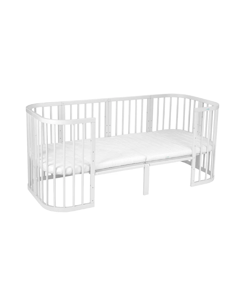 7in1 Crib Extension - White