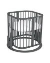 7in1 baby bed cradle graphite