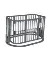 7in1 baby bed cradle graphite