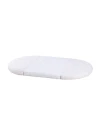 7in1 Oval Baby Crib with mattress - Gray