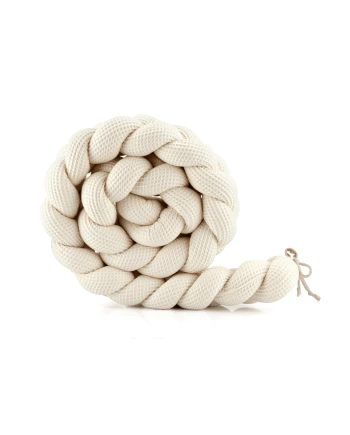 Braided Crib Bumper Waffle 210 cm – various colours | Waldin