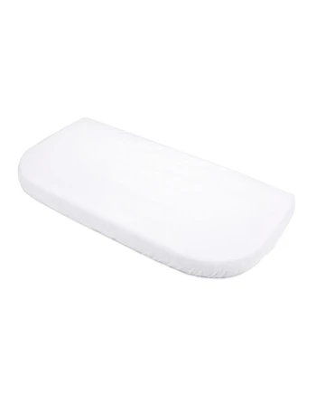 Fitted Sheet for 7in1 Bedside Crib – White | Waldin