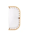 Fitted Sheet for 7in1 Bedside Crib – White | Waldin