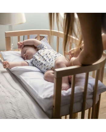 7in1 Baby crib with mattress - Natural wood
