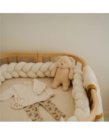 7in1 Baby crib with mattress - Natural wood