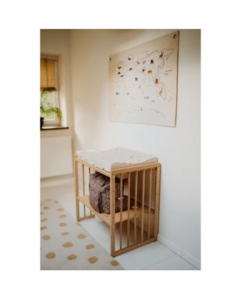 7in1 Baby crib with mattress - Natural wood