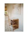 7in1 Baby crib with mattress - Natural wood