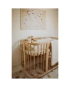 7in1 Baby crib with mattress - Natural wood