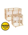 7in1 Baby crib with mattress - Natural wood