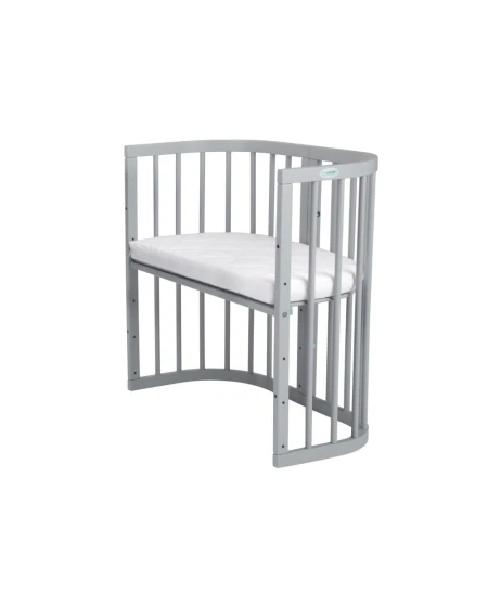 7in1Baby crib with mattress - Gray - Grows with your child Waldin