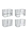 7in1Baby crib with mattress - Gray