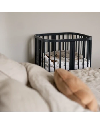 7in1 Baby crib with mattress - Graphite