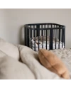 7in1 Baby crib with mattress - Graphite