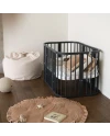 7in1 Baby crib with mattress - Graphite