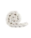 Velour Braided Crib Bumper 210 cm - Ecru