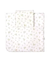 Baby Cone 75x75 – 2in1 Quilt and Pillow – Brown leaves | Waldin