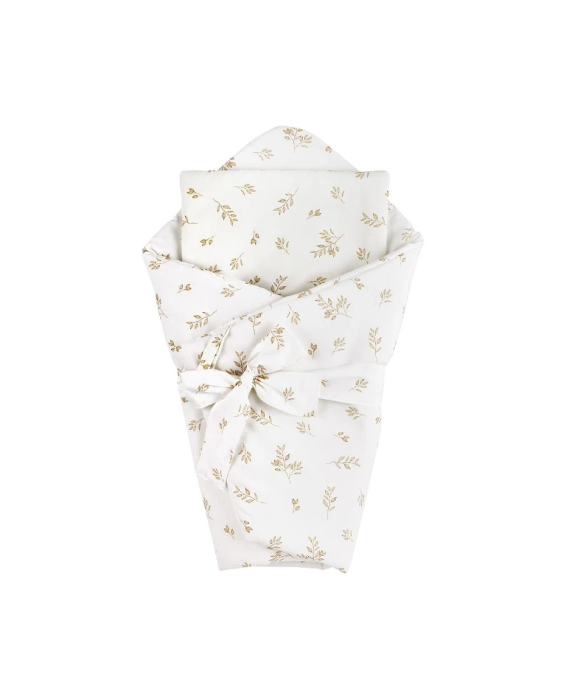Baby Cone 75x75 – 2in1 Quilt and Pillow – Brown leaves | Waldin Baby Cone 75x75 – 2in1 Quilt and Pillow – Brown leaves | Waldin