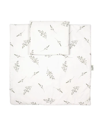 Baby Cone 2in1 Quilt and Pillow – Green Twigs | Waldin