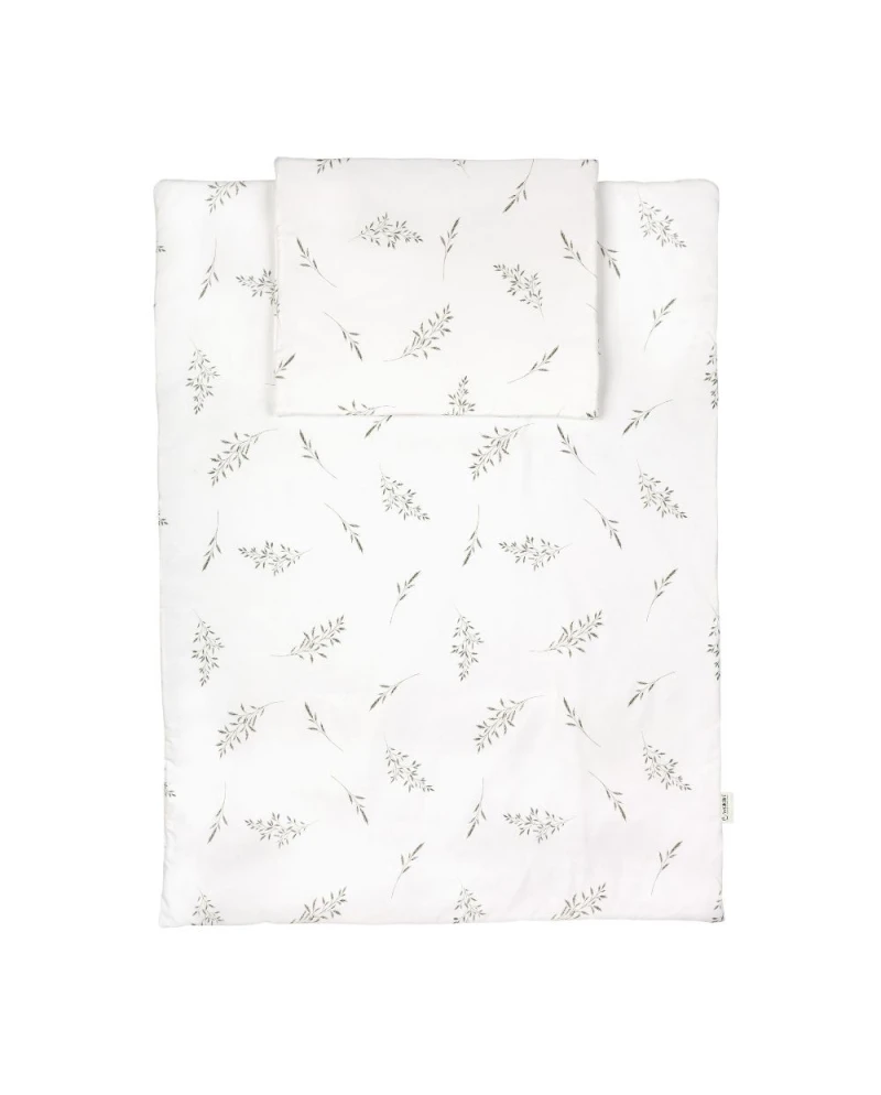Children's bedding Junior 90x120 - Green Twigs | Waldin Children's bedding Junior 90x120 - Green Twigs | Waldin