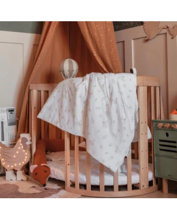 Children's bedding Junior 90x120 - Brown Leaves | Waldin