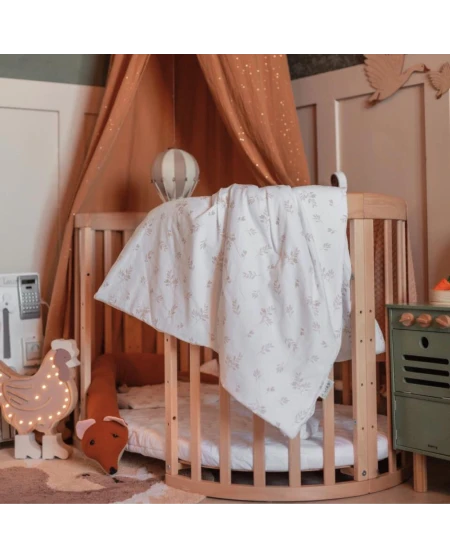 Children's bedding Junior 90x120 - Brown Leaves | Waldin