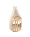 Champagne Tulle Canopy for Crib + Canopy Frame