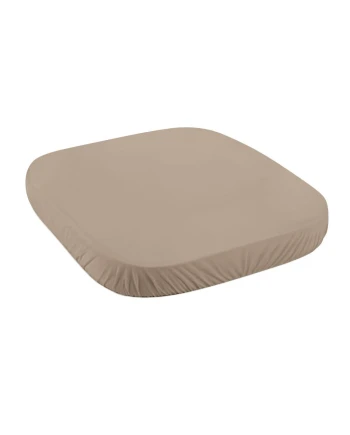 Organic Cotton Sheet 73x73 Taupe for 7in1 Crib