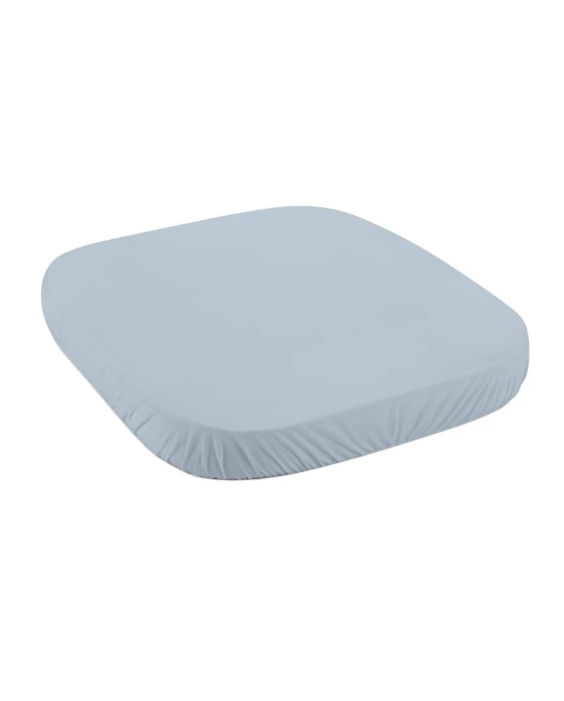 Organic Cotton Sheet 73x73 Blue for 7in1 Crib | WALDIN Organic Cotton Sheet 73x73 Blue for 7in1 Crib | WALDIN