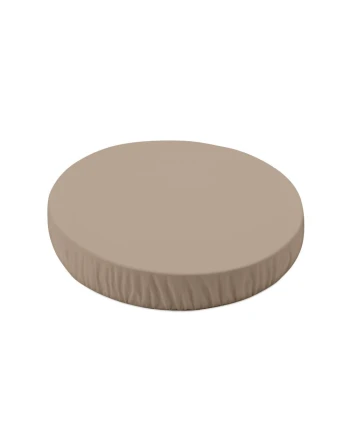 Organic Cotton Sheet 73x73 Oval Crib 7in1- Taupe | WALDIN