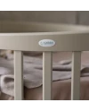 7in1 Oval Baby Crib with mattress - Olive