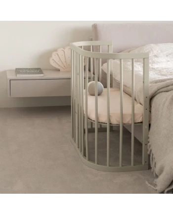 7in1 Baby crib with mattress - Olive