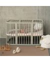 7in1 Baby crib with mattress - Olive