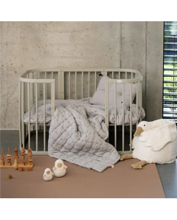 7in1 Baby crib with mattress - Olive