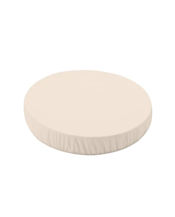 Organic Cotton sheet 73x73 Oval Crib - Beige 7in1 Crib | Waldin