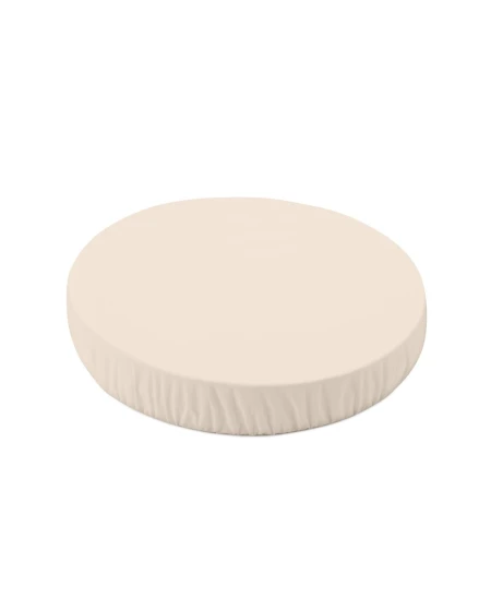 Organic Cotton sheet 73x73 Oval Crib - Beige 7in1 Crib | Waldin