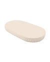 Organic Cotton Sheet 123x73cm Oval Crib - Beige | Waldin