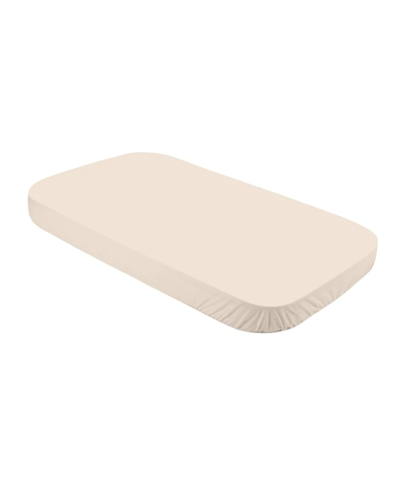 Organic Cotton Sheet 123x73cm Crib 7in1 - Beige Organic Cotton Sheet 123x73cm Crib 7in1 - Beige
