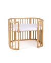 5in1 Baby Crib with matress and cradle - Natural wood