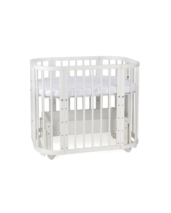 5in1 Baby Crib with matress and cradle - White | Waldin