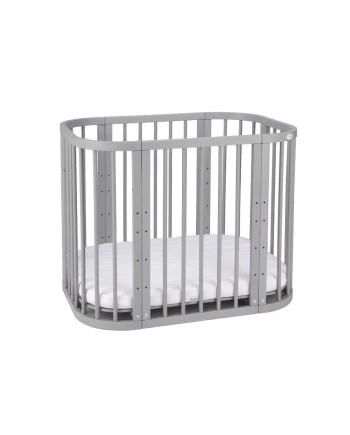 5in1Baby Crib with matress and cradle - Gray