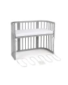 5in1Baby Crib with matress and cradle - Gray